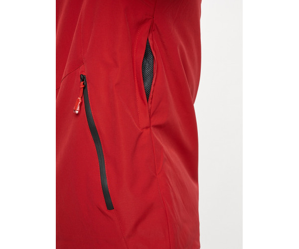 Горнолыжный костюм мужской красного цвета 077010Kr