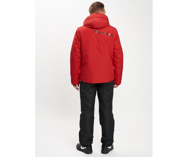 Горнолыжный костюм мужской красного цвета 077010Kr