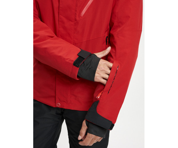 Горнолыжный костюм мужской красного цвета 077010Kr
