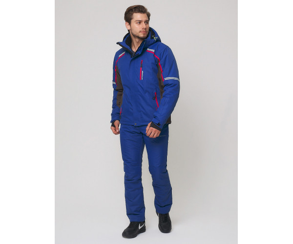 Мужская зимняя горнолыжная куртка  синего цвета 1971S