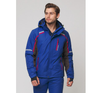 Мужская зимняя горнолыжная куртка  синего цвета 1971S