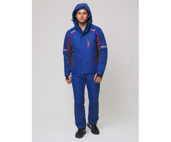 Мужская зимняя горнолыжная куртка  синего цвета 1971S