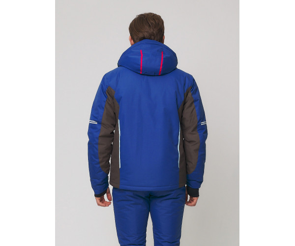 Мужская зимняя горнолыжная куртка  синего цвета 1971S