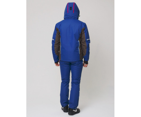 Мужская зимняя горнолыжная куртка  синего цвета 1971S