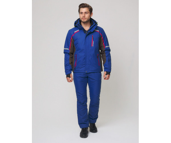 Мужская зимняя горнолыжная куртка  синего цвета 1971S