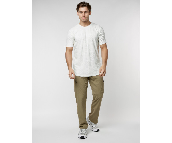 Мужская футболка однотонная белого цвета 221491Bl