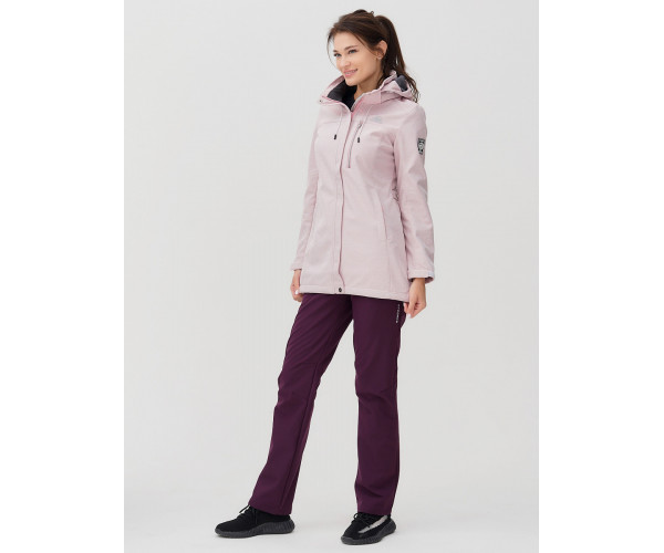 Костюм женский  розового цвета 02022R