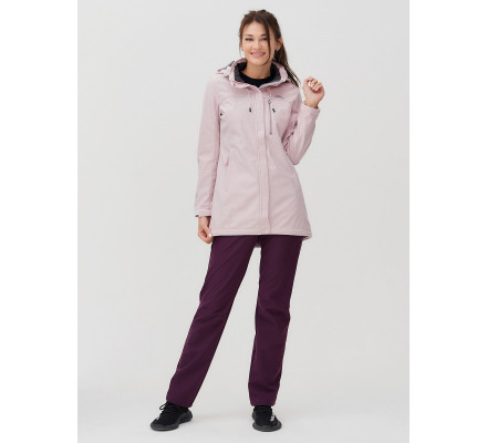 Костюм женский  розового цвета 02022R