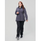 Костюм женский  большого размера серого цвета 02003Sr