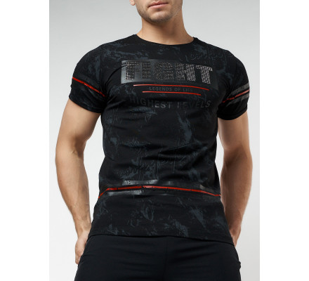 Подростковая футболка черного цвета 220144Ch