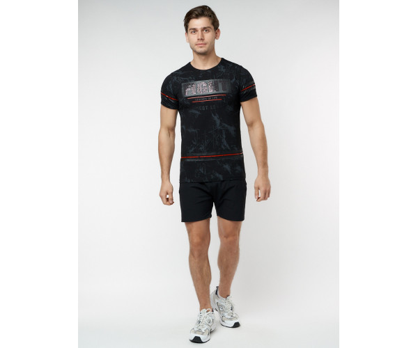 Подростковая футболка черного цвета 220144Ch