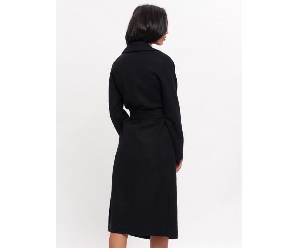 Пальто демисезонное черного цвета 4444Ch