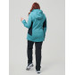 Костюм женский  большого размера бирюзового цвета 02036-1Br