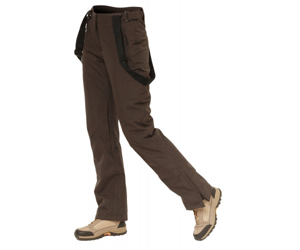 Женский зимний костюм горнолыжный серого цвета 017881Sr