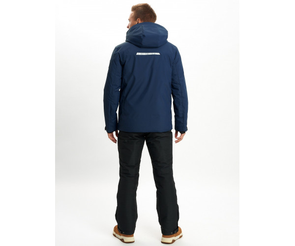 Горнолыжный костюм мужской  темно-синего цвета 02088TS