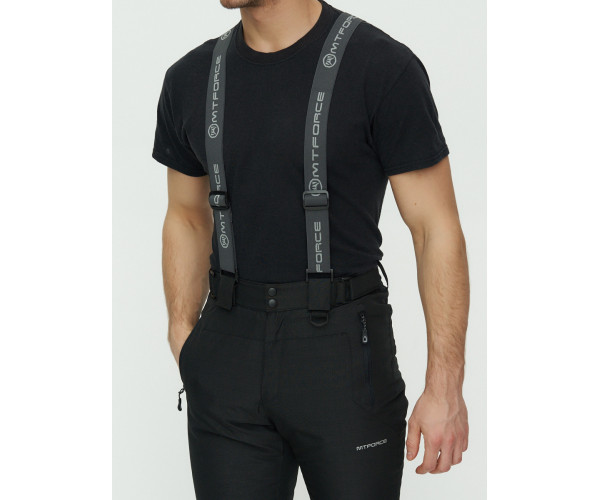 Горнолыжный костюм мужской  темно-синего цвета 02088TS