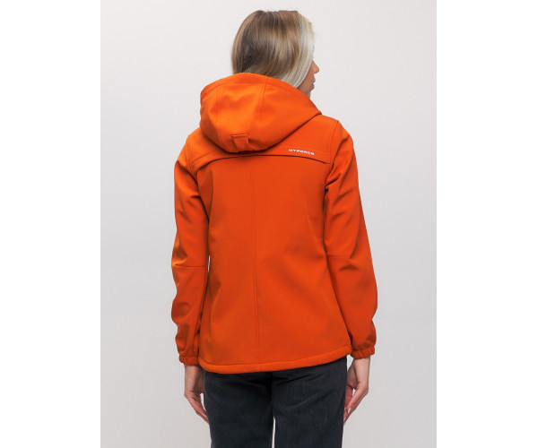 Ветровка  женская оранжевого цвета 20014O