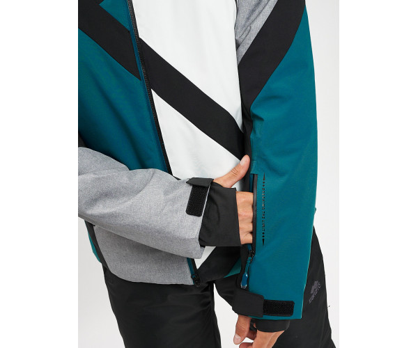 Горнолыжная куртка мужская темно-зеленого цвета 77015TZ