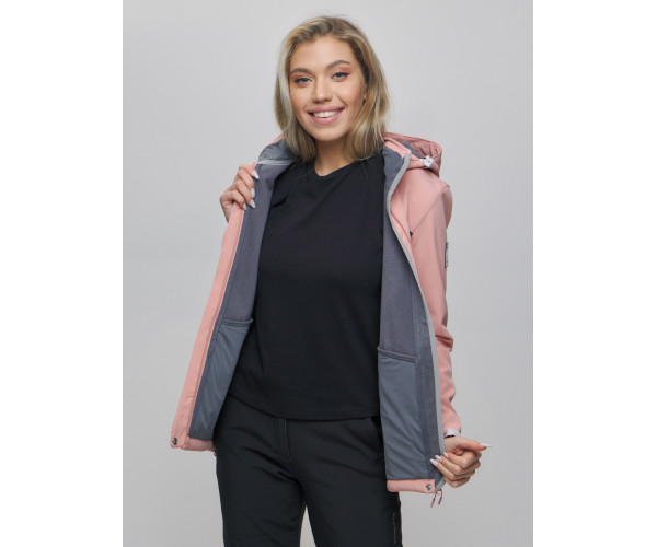 Костюм  женский розового цвета 02034R