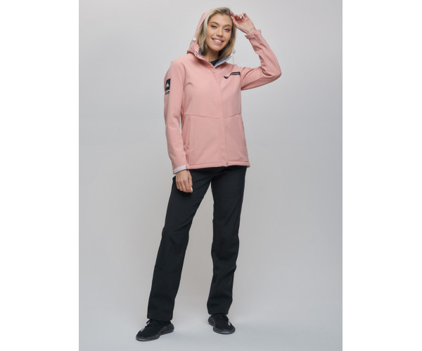 Костюм  женский розового цвета 02034R