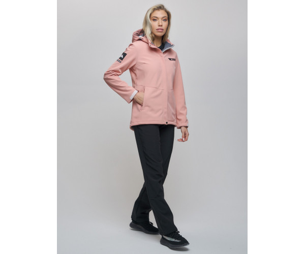 Костюм  женский розового цвета 02034R