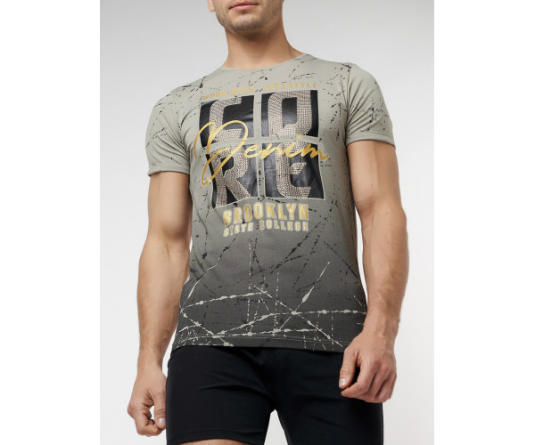 Подростковая футболка бежевого цвета 220145B