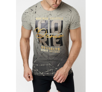 Подростковая футболка бежевого цвета 220145B