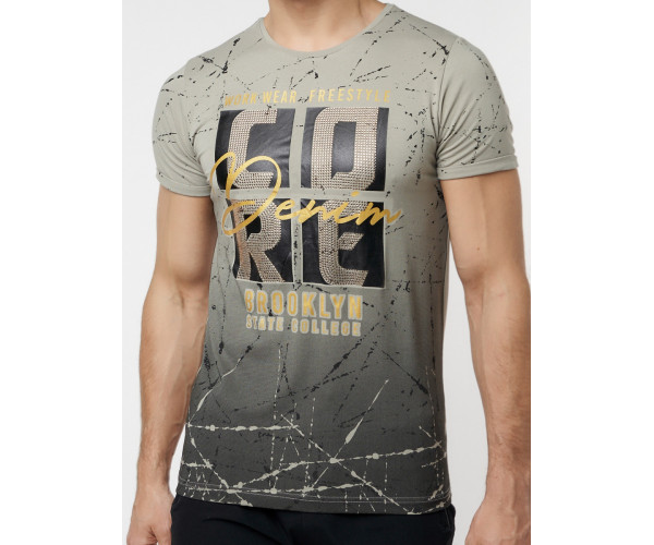 Подростковая футболка бежевого цвета 220145B