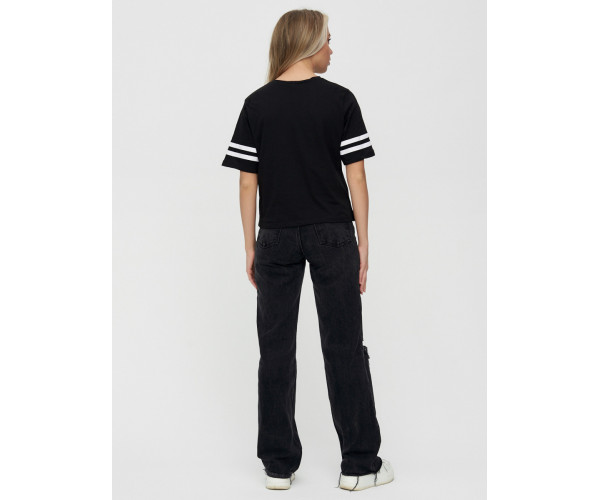 Топ футболка женская белого цвета 14007Ch