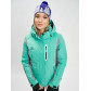Горнолыжный костюм женский бирюзового цвета 077034Br
