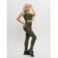 Костюм для фитнеса женский цвета хаки 2004Kh