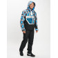 Горнолыжный костюм анорак мужской синего цвета 077027S