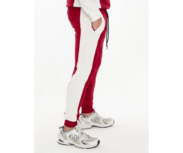 Спортивный костюм трикотажный красного цвета 9154Kr