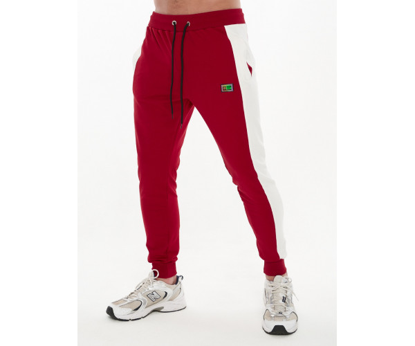 Спортивный костюм трикотажный красного цвета 9154Kr