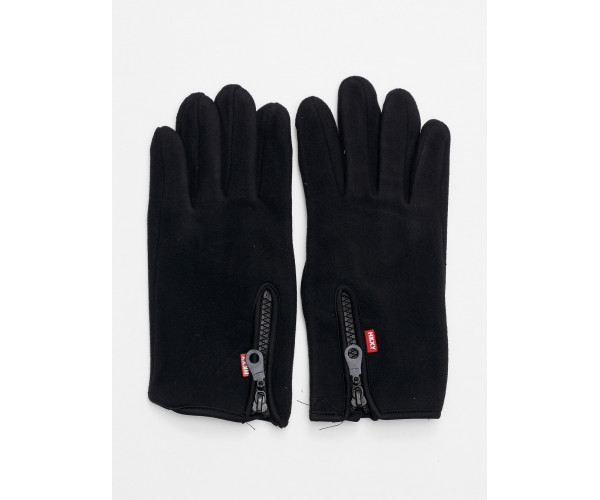 Перчатки женские на флисе темно-коричневого цвета 612Ch