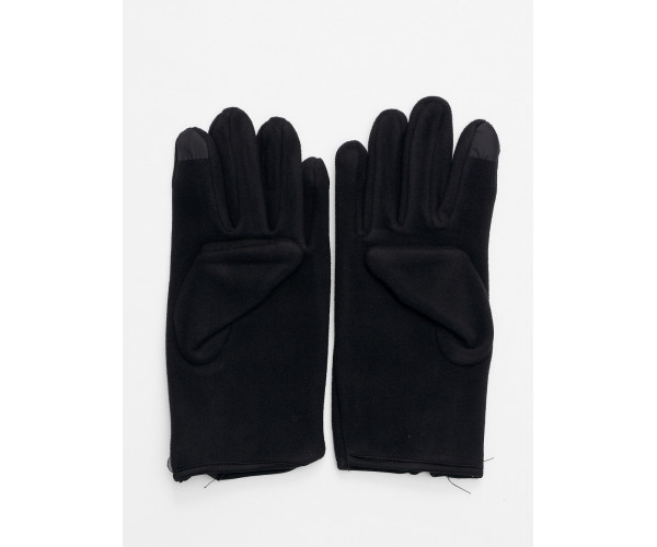 Перчатки женские на флисе темно-коричневого цвета 612Ch