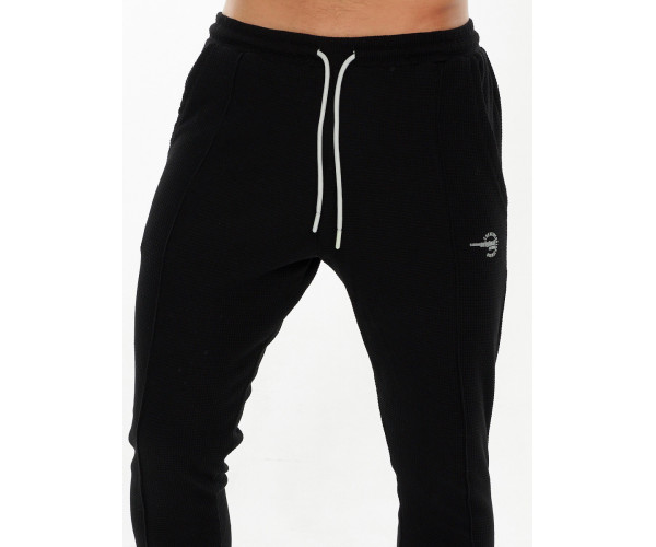 Костюм штаны с футболкой черного цвета 221086Ch