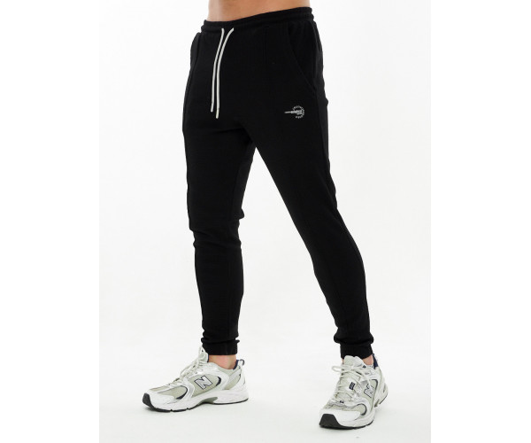 Костюм штаны с футболкой черного цвета 221086Ch