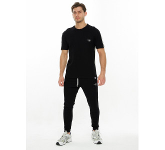 Костюм штаны с футболкой черного цвета 221086Ch