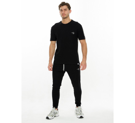 Костюм штаны с футболкой черного цвета 221086Ch