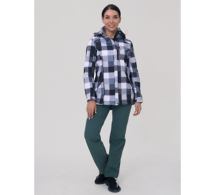 Женский осенний весенний костюм спортивный softshell серого цвета 01923Sr