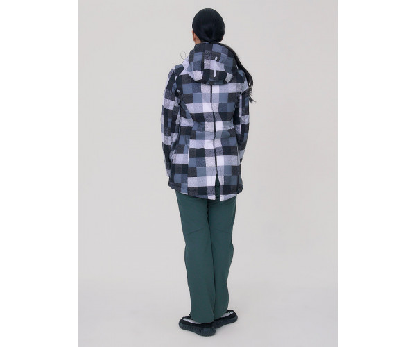 Женский осенний весенний костюм спортивный softshell серого цвета 01923Sr