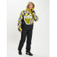 Горнолыжный костюм анорак мужской желтого цвета 077027J