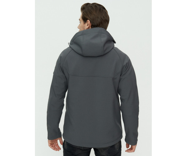 Ветровка мужская  темно-серого цвета 2105TC
