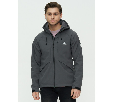 Ветровка мужская  темно-серого цвета 2105TC