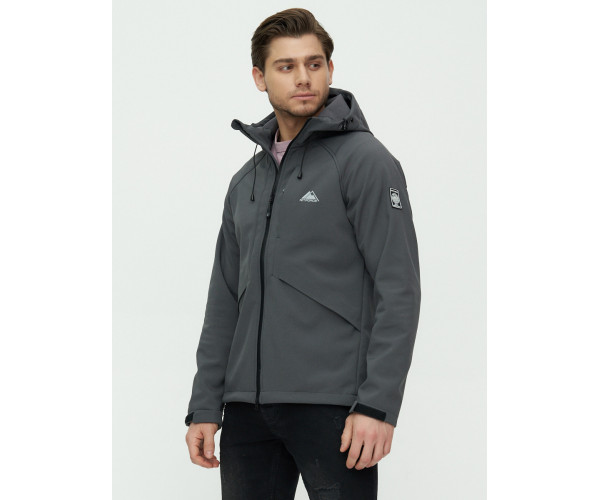 Ветровка мужская  темно-серого цвета 2105TC