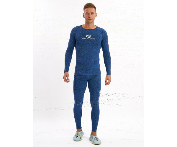 Термобелье мужское синего цвета 2206S