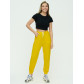 Штаны джоггеры женские желтого цвета 1302J