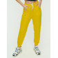 Штаны джоггеры женские желтого цвета 1302J