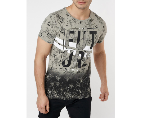 Подростковая футболка бежевого цвета 220147B